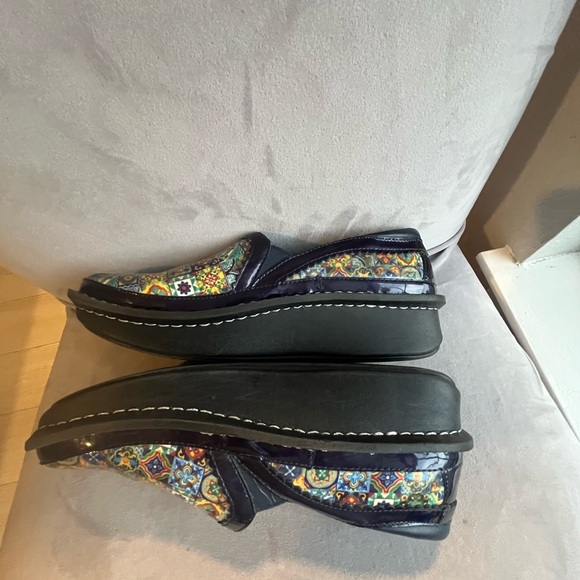 Alegria Black Mules Comfortable Slip-On Clogs unique design, fiesta - Picture 7 of 10